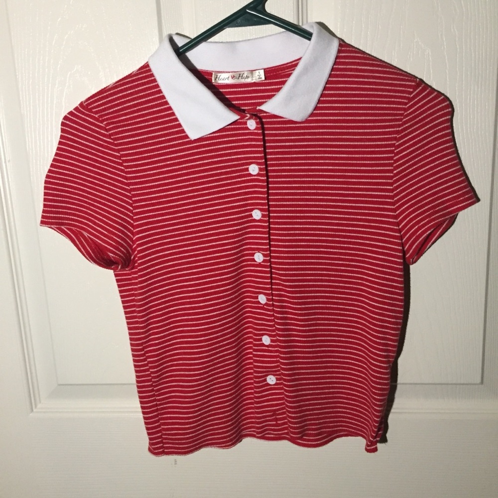 School girl crop top